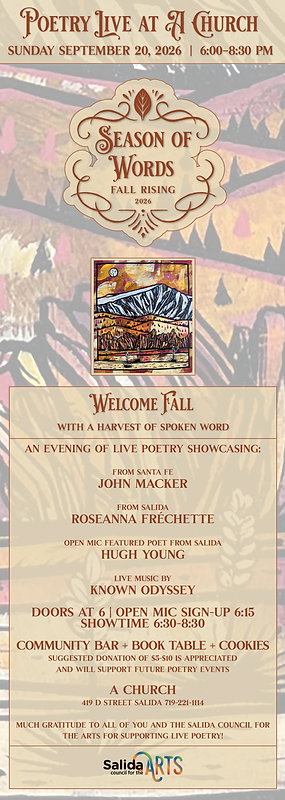 Poetry Live At A Church Fall
