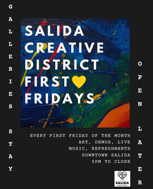 Salida First Fridays flyer
