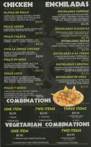 chicken menu 186x300
